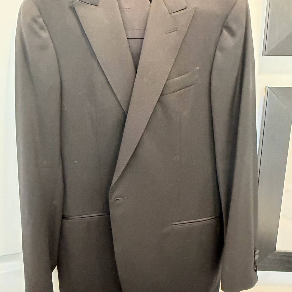Ermenegildo Zegna Black Tuxedo Jacket & Pants